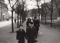 With brother Rudy 1936