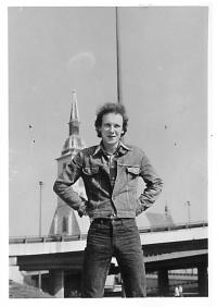 Jan Slovencak in Bratislava, before his emigration