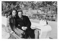 Jan Slovencak with his ex-girlfriend in Bratislava