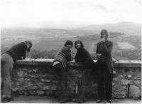 s Ctiborem Turbou, Danou Horníčkovou a Alenou Slunéčkovou v Arles ve Francii, 1975