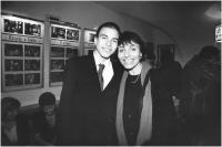 se synem Davidem v Divadle Na zábradlí, asi 2001