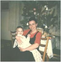 se synem Davidem, 1988