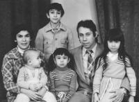 Petik Ľudovit: S manželkou a deťmi