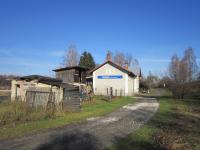 Vlakové nádraží v Kobylé nad Vidnávkou, kde byl 22. září 1938 ordnéry přepadeni manželé Vaculíkovi