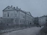 Old school building in Javorník