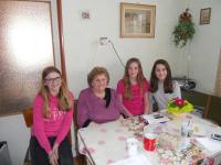 Žákovský tým s Hedvikou Bartschovou