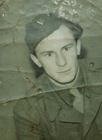 Manžel Václav Bojko v roce 1946 na vojně