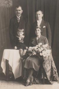 1932 - second wedding with Jan Žížala