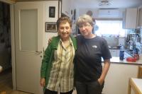 Hana Sternlicht a Jitka Radkovičová. Kirjat Gat, březen 2017.