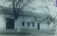 Dům v Mistříně, kde bydlela rodina Hlobílková za války po vystěhování z hospodářství