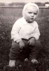 Pavel Štěpán in childhood
