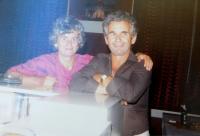 Věra Chromcová s bratrem Alfredem v Německu