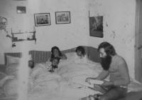 Jan Soldán s rodinou