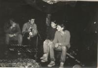 At a secret rock festival in Oskava in 1985 or in 1987