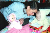 Naděžda s vnučkou