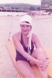 Naděžda Dočekalová na dovolené