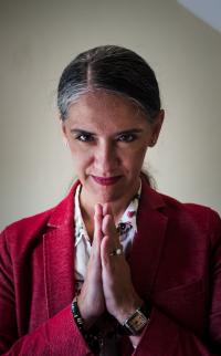 Grace Piney during the recording in Miami, 2017