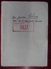 Úvodní list z osobního spisu Řičici v Archivu bezpečnostních složek