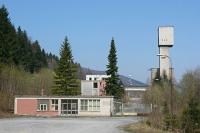 Rudné doly Zlaté Hory / těsně před zbouráním v 90. letech