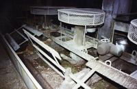 Rudné doly Zlaté Hory / úpravna rudy / flotace