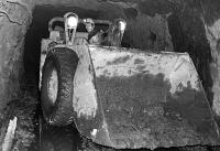 Josef Šmoldas při těžbě