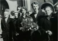 Graduated geologists Marie and Josef Chaloupský