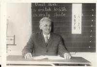Bohumír Kašpar, učitel v Náchodě