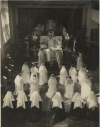 Obláčka v Olomouci-Řepčíně 22. 8. 1948