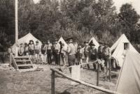 Jaromír Prach s oddílem