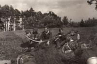 Jaromír Prach s oddílem