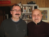 S Ladislavem Bittmanem v Rockportu na atlantském pobřeží USA, únor 2012