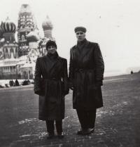 J. Zachara in Moscow, 1955