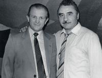 J. Zachara with the olympic winner Ladislav Pap, 1960