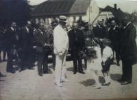 Tomáš Garrigue Masaryk in Hronov, 1926