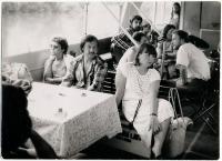 Akce Společnosti přátel USA k výročí dne nezávislosti 4. července 1988 na lodi Napajedla. 