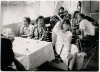 Akce Společnosti přátel USA k výročí Dne nezávislosti 4. července 1988 na lodi Napajedla