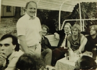 Akce Společnosti přátel USA k výročí Dne nezávislosti 4. července 1988 na lodi Napajedla 