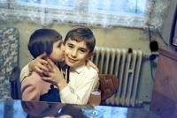 Miroslav Prokeš se sestrou Janou asi  v roce 1966