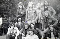 Vpravo nahoře Miroslav Prokeš u restaurace Družba