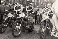 First victory at Jawa 350, around 1965