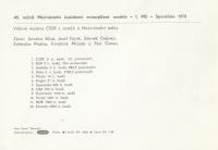 Six-Day competition, Spain 1970 (2)