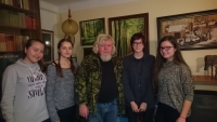 Žáci II. ZŠ Kolín s Adolfem Lisým