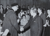 Graduation from the university 1971