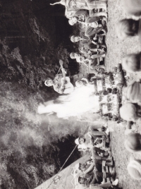 Adolf na skautském táboře 1987