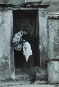 Dana Krejčí (Foukalová) s Petr Holubářem v roce 1990