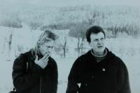 Vladimír Trlida v Rychlebských horách u hranic s Polskem