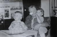 Zdeněk's mother with her grandchildren