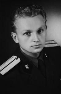 Zdeněk's elder brother Bohumil at army
