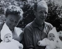 Zdeněk's sister Marie and her husband and niece