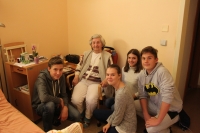 Josefa Kochmannová s žákovským týmem